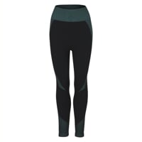 GEMA LEGGINS dámské bezešvé legíny černá/zelená