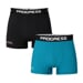 DC SKN 2-PACK set pánských funkčních boxerek black + petroleum