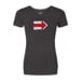 AROMA "KCT" women's outdoor T-shirt anthracite