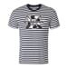 NAVIGATOR unisex bamboo T-shirt blue-white stripes