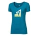 SASA "BOULDER" ladie's bamboo T-shirt petroleum melír