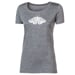 VINKA "ARCTIA" women's merino T-shirt grey melange