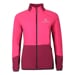 TARJA JKT women's hybrid jacket with merino fuchsia/boysenberry/blackened blue
