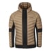 TRIVOR men's hybrid jacket coffe/black
