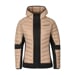 JANNU women's hybrid jacket cappuccino/black