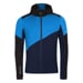 TERRITORY HOODY  pánská funkční sportovní mikina černá/sv.modrá/tm.modrá