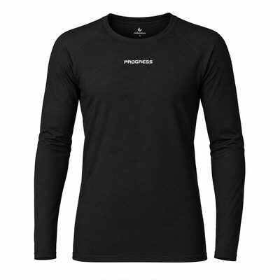 RAPTOR LS men's sports long sleeve T-shirt black