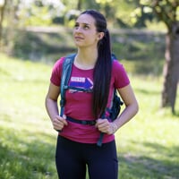 AROMA "KCT" women's outdoor T-shirt fuchsia
