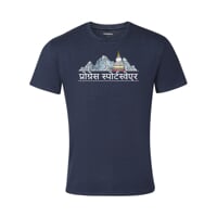 AROMATIC "NEPAL" men's t-shirt with coffee viscose navy