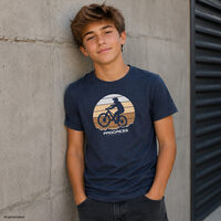 AROMATICO "BIKER" kid's T-shirt anthracite