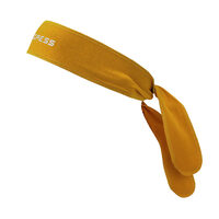 B CEL tie-back headband with bamboo mustard