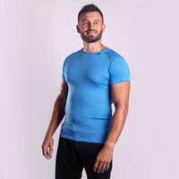 BA NKR 2CA men's functional T-shirt lt.blue