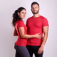 BA NKR 2CA men's functional T-shirt red