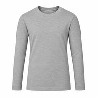 BAMBOO LS ORIGINAL  kid's T-shirt  grey melange
