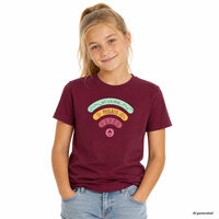 BRAM "SIGNAL" children's merino T-shirt black melnge