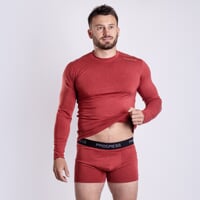 CC SKN 2-PACK set pánských funkčních boxerek antracit + terakota