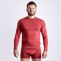 CC TDR mens functional long sleeve T-shirt terracotta