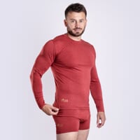 CC TDR mens functional long sleeve T-shirt terracotta