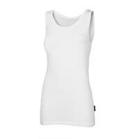 CELEBRITY ladies bamboo singlet white
