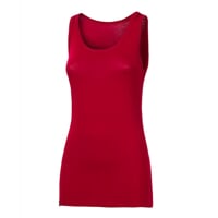 CELEBRITY ladies bamboo singlet wine red