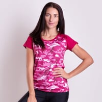 COMBAT LADY women's sports shirt wine red