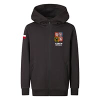 CZECH HOODY ZIP JR junior sweatshirt anthracite