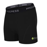 E SKN mens bamboo boxer shorts black/Lt.green sew.