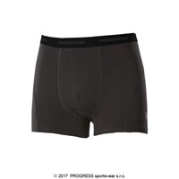 E SKN mens bamboo boxer shorts black/Lt.green sew.