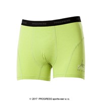 E SKN mens bamboo boxer shorts black/Lt.green sew.
