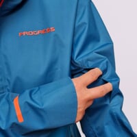ELITE MAN men's multifunctional jacket petroleum/orange