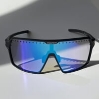 ENDURO PHC-BLU BLK sports goggles with photochromic lenses black matt