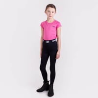 GAMMA KID girl's riding leggings black
