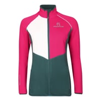 GLACIERA women's functional jacket black/white/green