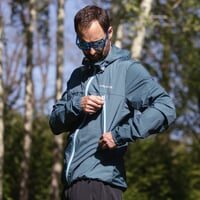GLIDER MAN men's hooded jacket dk.petroleum