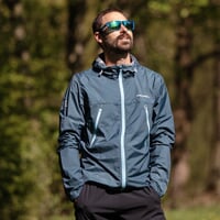 GLIDER MAN men's hooded jacket dk.petroleum
