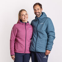 HERMES reversible men's jacket with merino blackened blue/petrol
