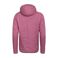 HESTIE reversible women's jacket with merino blackened blue/red violet