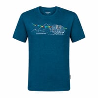 HRUTUR "YAK" men's merino t-shirt grey melange