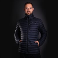 HUASCARAN men's warm winter jacket black
