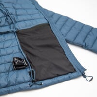 HUASCARAN men's warm winter jacket china blue