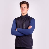 HUNTER VEST men's full-zip technical vest black
