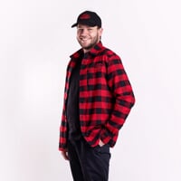 JAWA pánská košile black-red