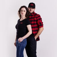 JAWA košile pánská black-red