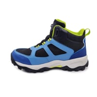 JUNIOR TREK MID WP boots with membrane black/blue/navy
