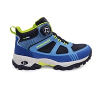JUNIOR TREK MID WP boots with membrane black/blue/navy