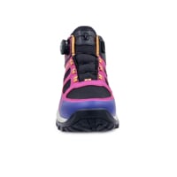 JUNIOR TREK MID WP boots with membrane black/raspberry/navy