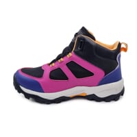 JUNIOR TREK MID WP boots with membrane black/raspberry/navy