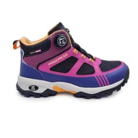JUNIOR TREK MID WP boots with membrane black/raspberry/navy