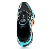 LADY TRAINING women's sports shoes black/turquoise/orange