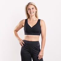 LAMIA BRA women's sports bra black